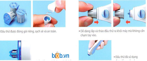 cach su dung may do duong huyet terumo Máy đo đường huyết Terumo Medisafe fit